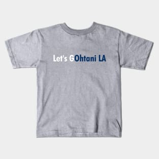 Let's GOhtani LA, White and Blue Kids T-Shirt